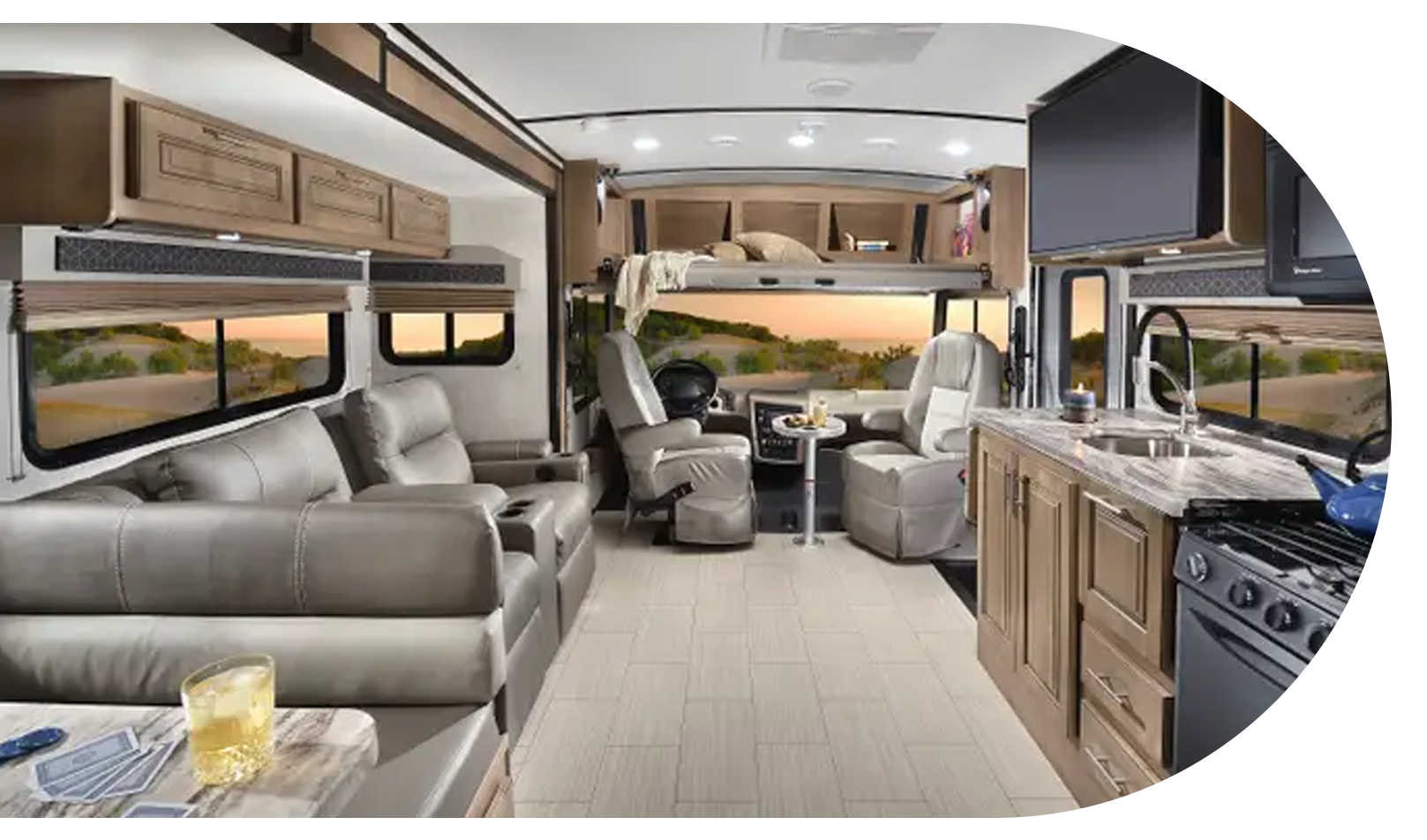 Camper van interior